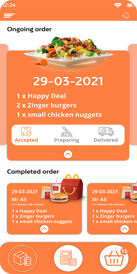 Food delivery app Deal Detail